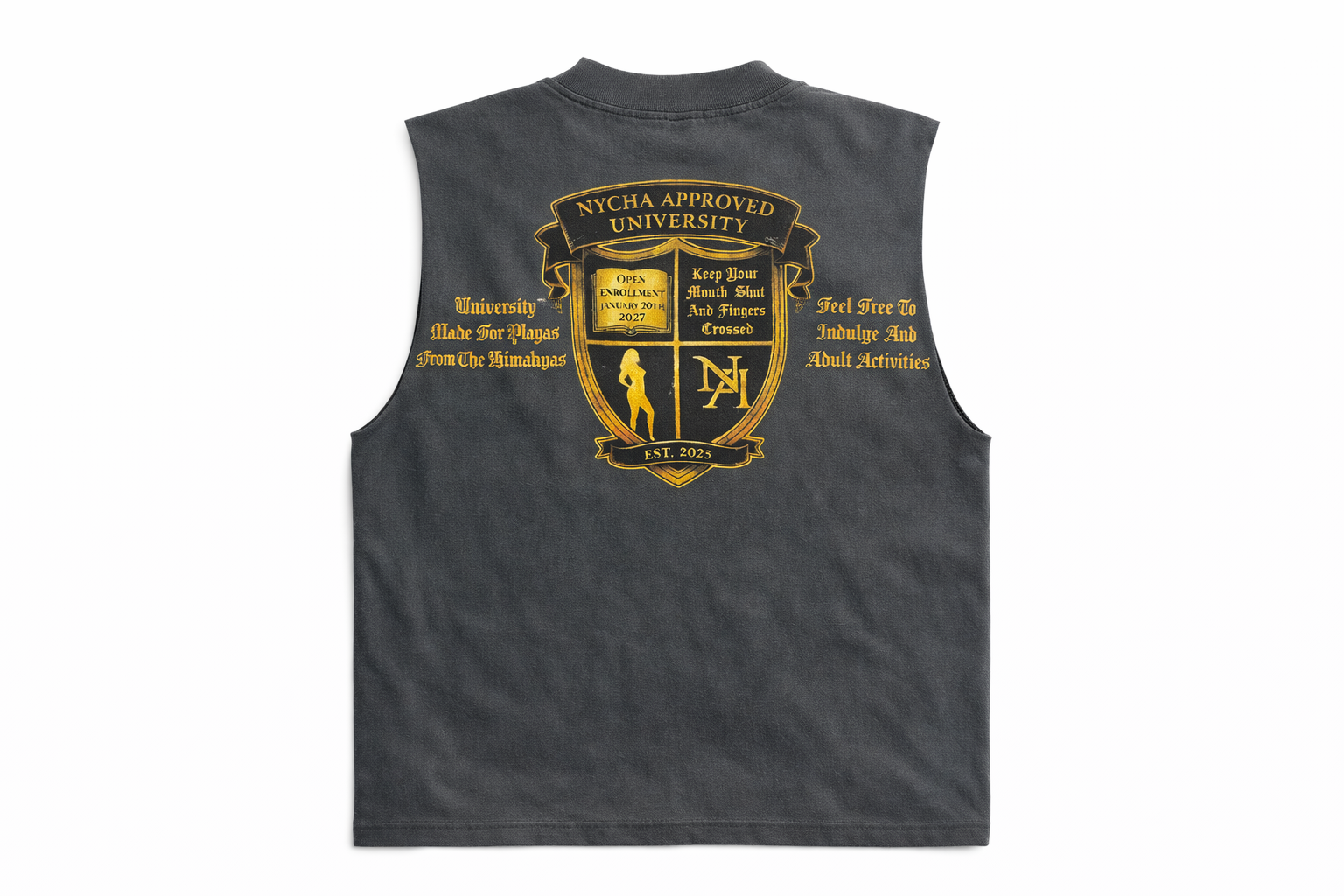 Stop Pillow Talking- Cut off Tee