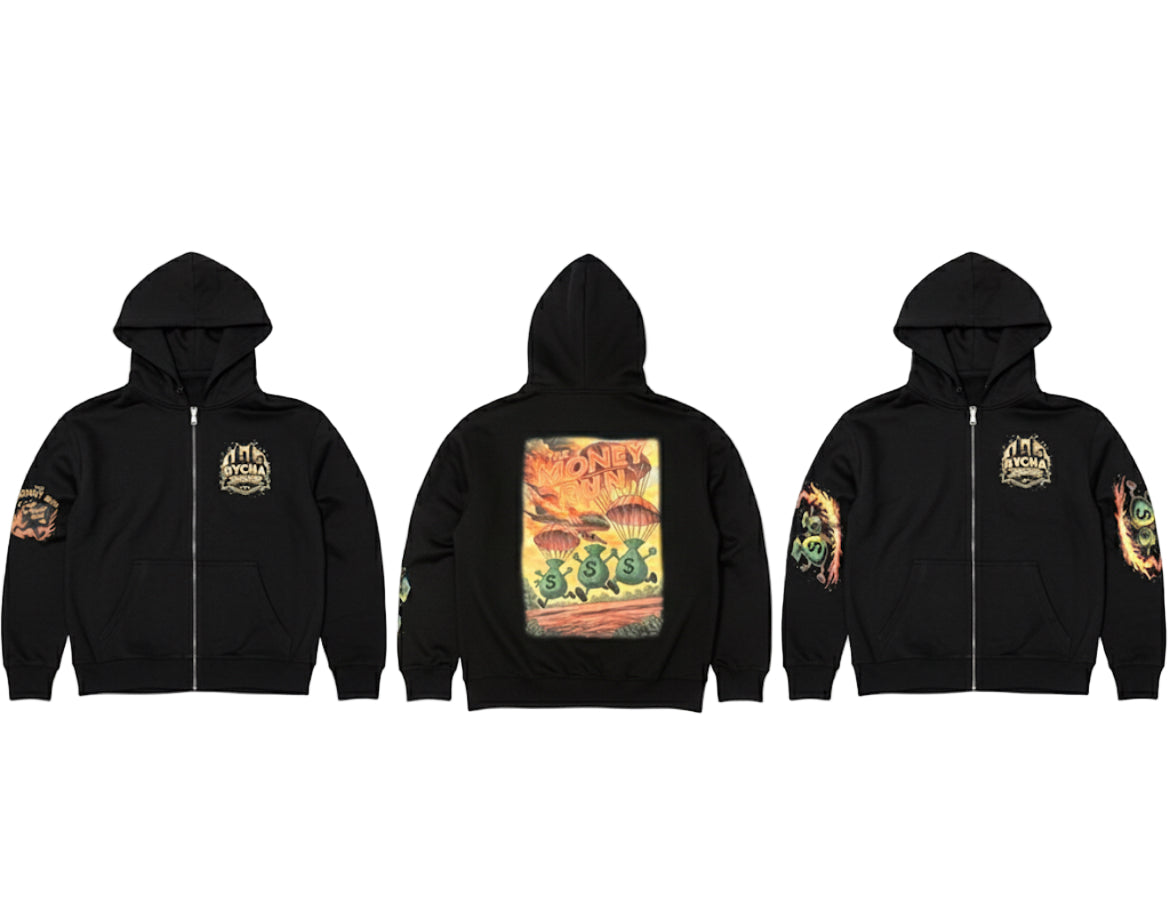 THE MONEY RUN ZIP HOODIE