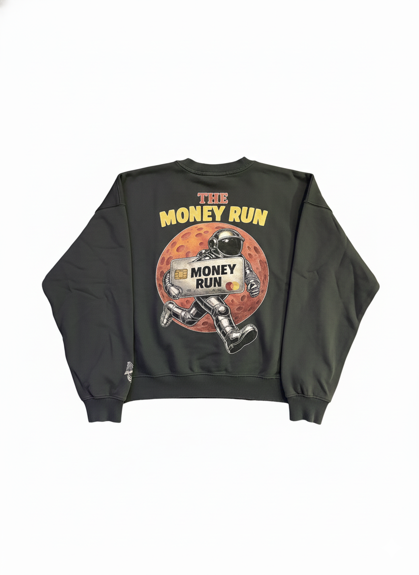 Rocket Ship Oversized Crewneck