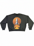 Rocket Ship Oversized Crewneck