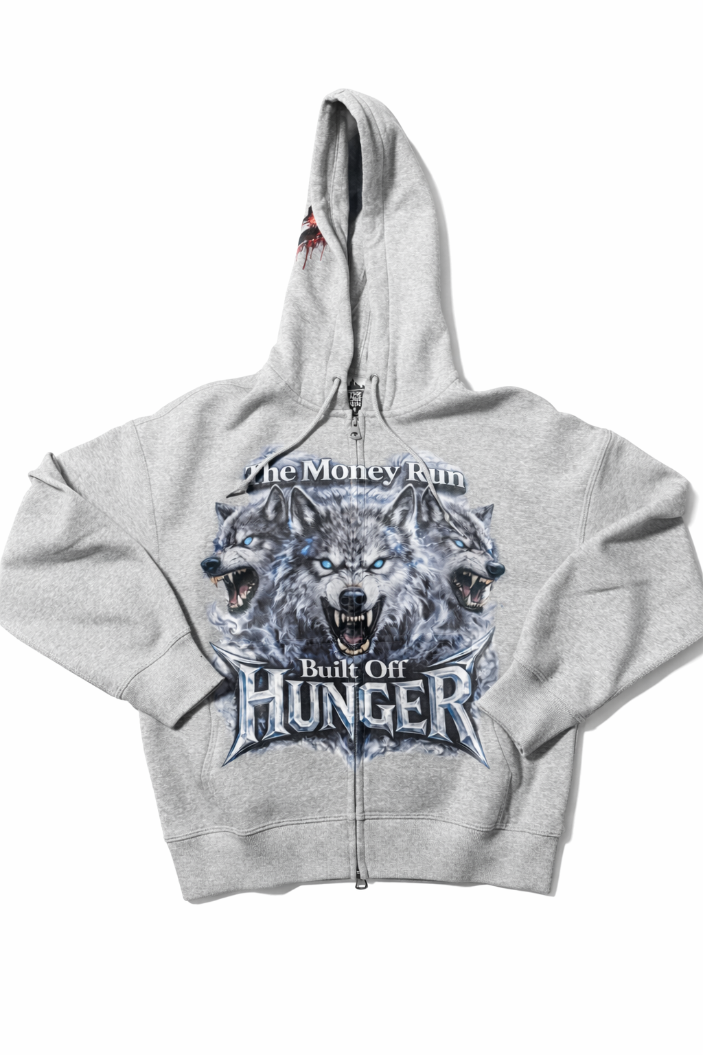 The Money Run-Alpha Hunger Zip up Hoodie