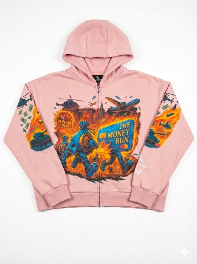Pink Inferno Hoodie